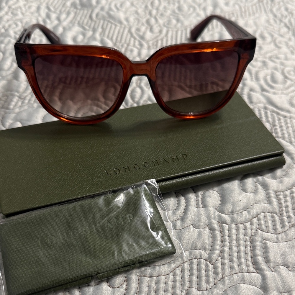 Longchamp Women's Sunglasses in Rich Brown